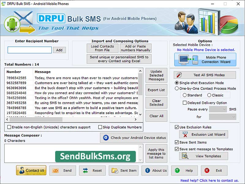Android SMS Sender 6.0.1.4