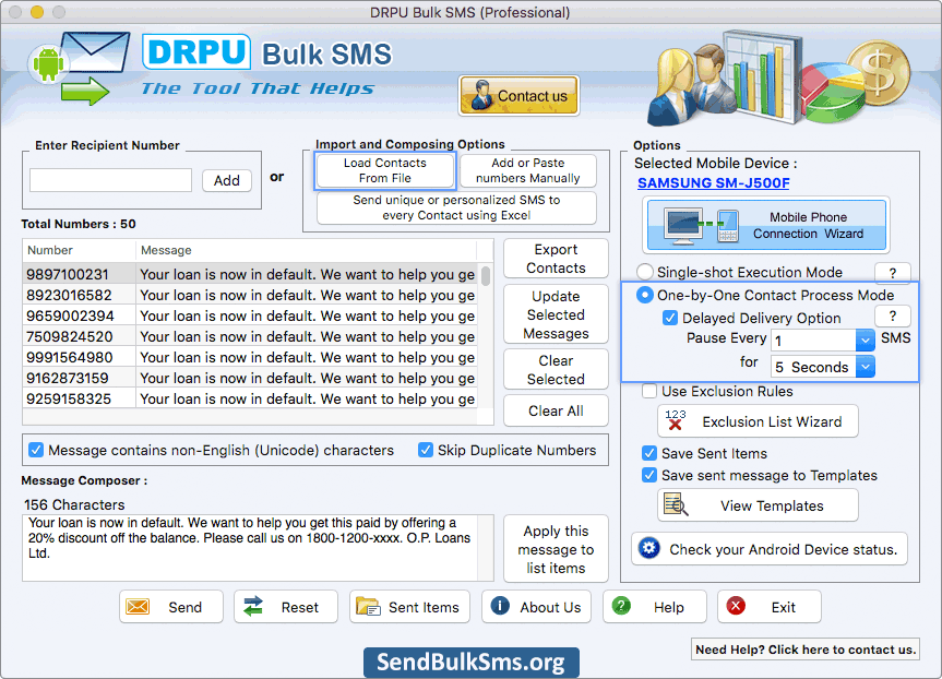 Delayed Delivery Option