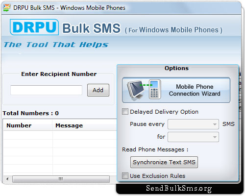 Windows phone Bulk SMS
